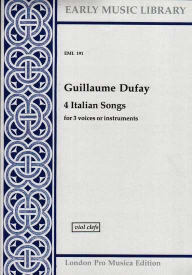 photo of 4 Italian Songs, Version for Viols