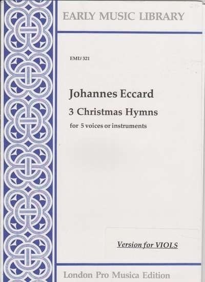 photo of 3 Christmas Hymns, Version for Viols