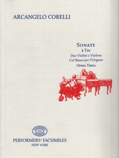 photo of Sonate à Tre, Opera Terza, facsimile
