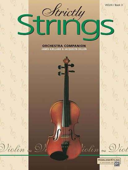photo of Strictly Strings, Orchestra Companion, Violin, Book 3