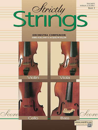 photo of Strictly Strings, Orchestra Companion, Manuel & Teachers Score, Book 3