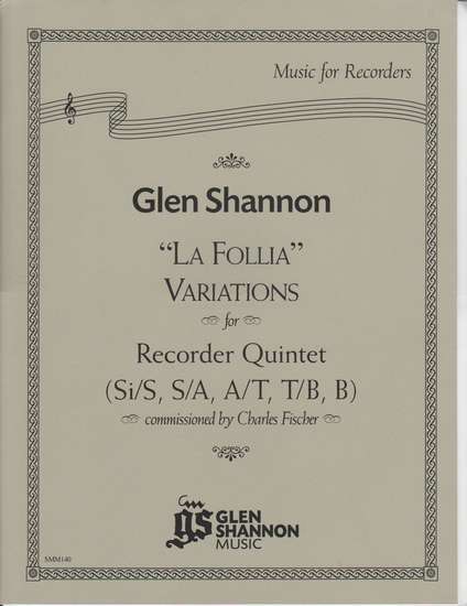 photo of La Follia Variations for Recorder Quintet