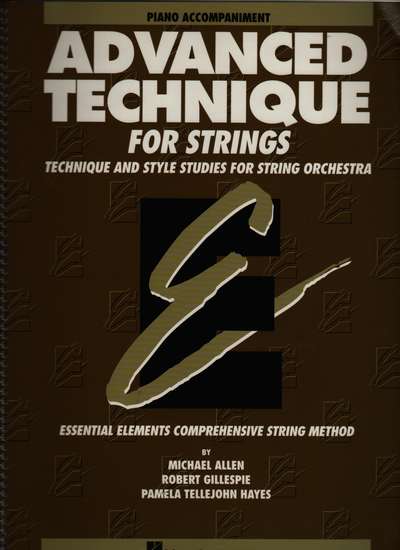 photo of Advanced Technique for Strings, Piano Accompaniment