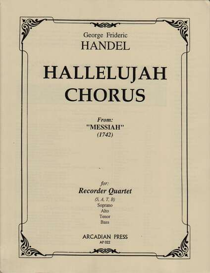 photo of Hallelujah Chorus From: Messiah