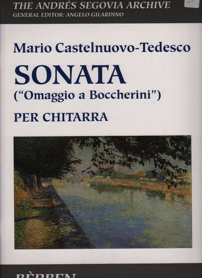 photo of Sonata (Omaggio a Boccherini) includes facsimile
