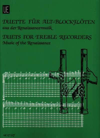photo of Duets for Treble Recorders, Music of the Renaissance