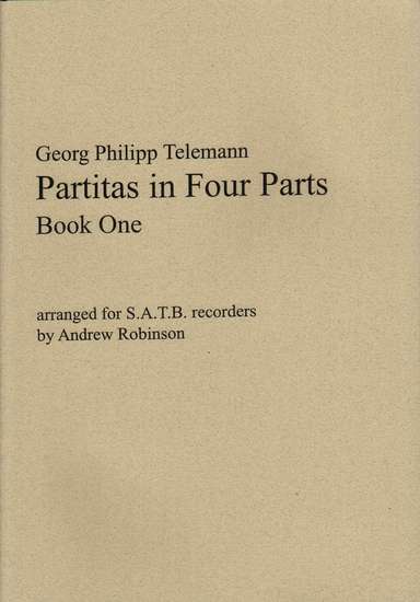 photo of Partitas in Four Parts, Book One, Orchestrations of movements, from Darmstadt