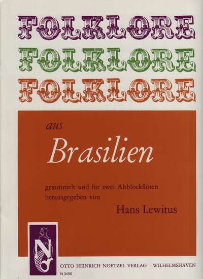 photo of Folklore aus Brasilien, 28 duets for 2 Altos