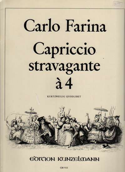 photo of Capriccio stravagante à 4, Kurtzweilig Quodlibet