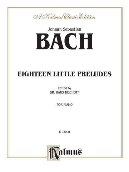 photo of Eighteen Little Preludes, BWV 933-938 and others