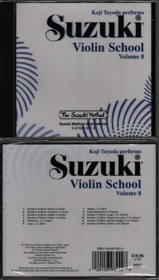 photo of Suzuki Violin School, Vol. 8. CD
