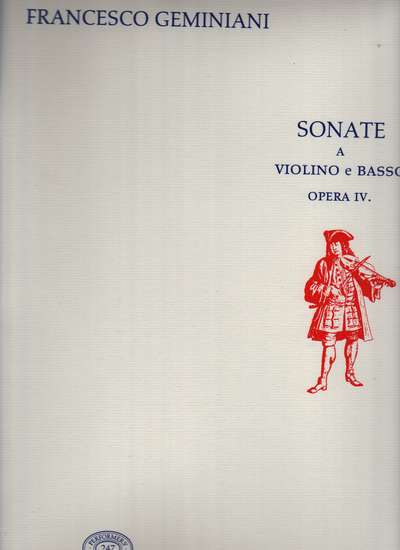 photo of Sonate, Opera IV
