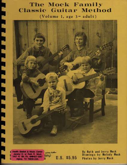 photo of The Mock Family Classic Guitar Method (Volume I, age 3 - adult)