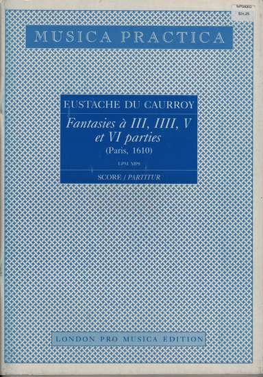 photo of Fantasies a III, IIII, V, et VI parties, Score