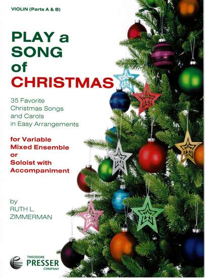 photo of Play a Song of Christmas, 35 Favorite Christmas Songs, Violin Parts A and B