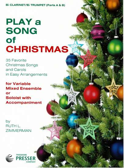 photo of Play a Song of Christmas, 35 Favorite Christmas Songs, B flat Cl Parts A and B