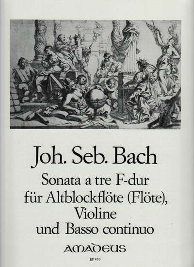 photo of Sonata a tre F-dur for Alto (Flute), Violin and Bc, BWV 529