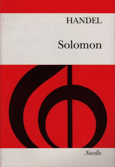 photo of Solomon, vocal score with keyboard