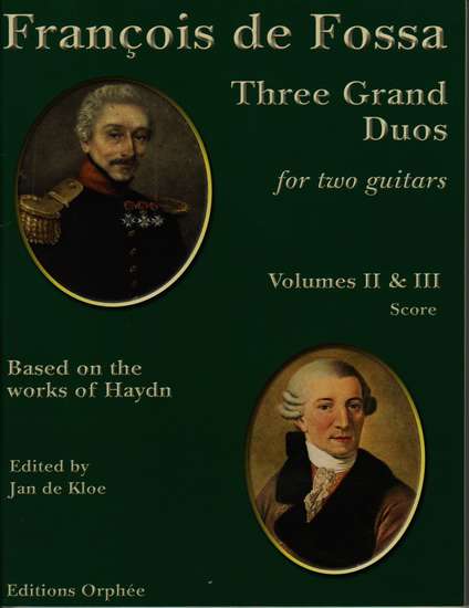 photo of Three Grand Duos for two guitars based on works of Haydn, Vol. II and III, Score