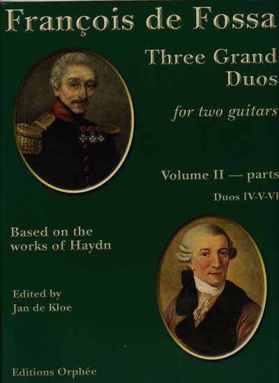 photo of Three Grand Duos for two guitars based on works of Haydn, Vol. II, parts