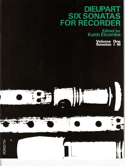 photo of Six Sonatas for Recorder, Volume One Sonatas I-III