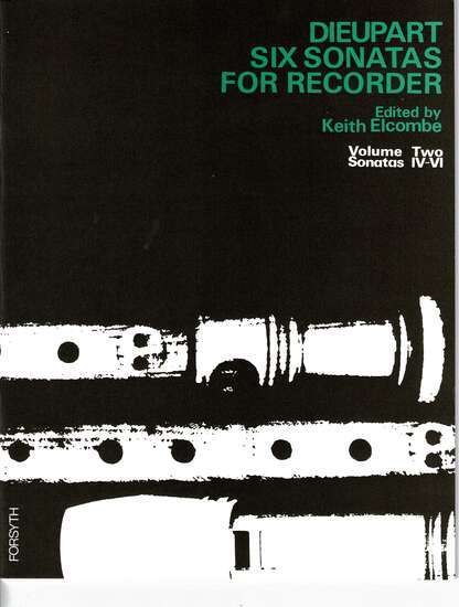 photo of Six Sonatas for Recorder, Volume Two Sonatas IV-VI
