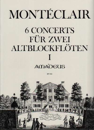photo of 6 Concerts for two Alto Recorders without bass, Vol. I, 1-3