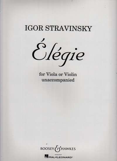 photo of Elegie for Viola or Violin