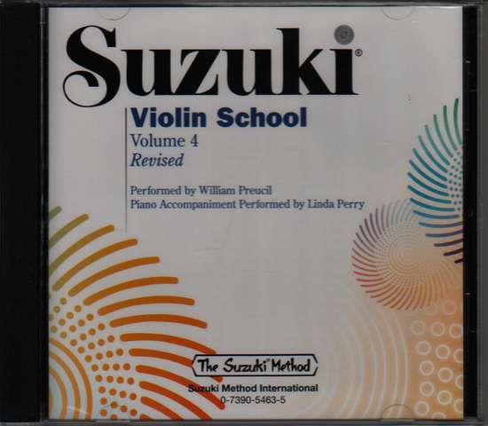 photo of Suzuki Violin School, Vol. 4 Revised, Preucil, CD