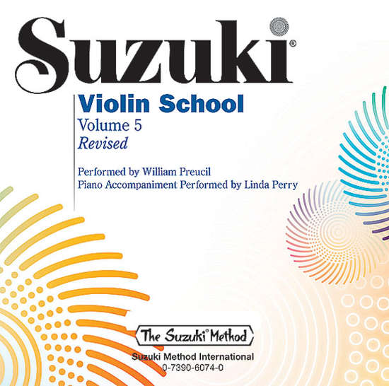photo of Suzuki Violin School, Vol. 5 Revised, Preucil, CD