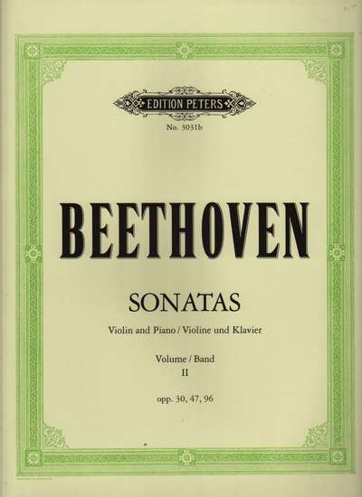 photo of Sonatas, Opus 30, 47, 96, Volume II