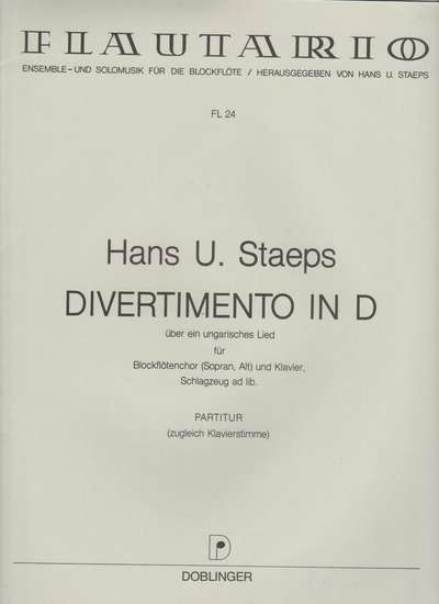 photo of Divertimento in D over a Hungarian song