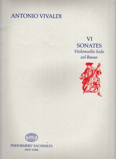 photo of VI Sonates, Violoncello Solo, Basso, Op.14, RV 47, 41, 43, 45, 40, 46 Facsimile