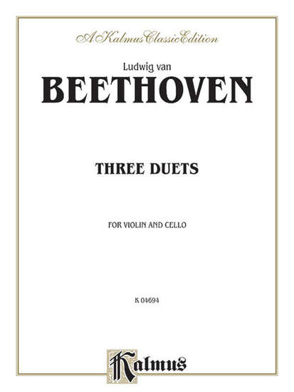 photo of Three Duets for violin and cello