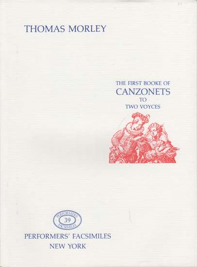 photo of The First Booke of Canzonets to Two Voyces, facsimile
