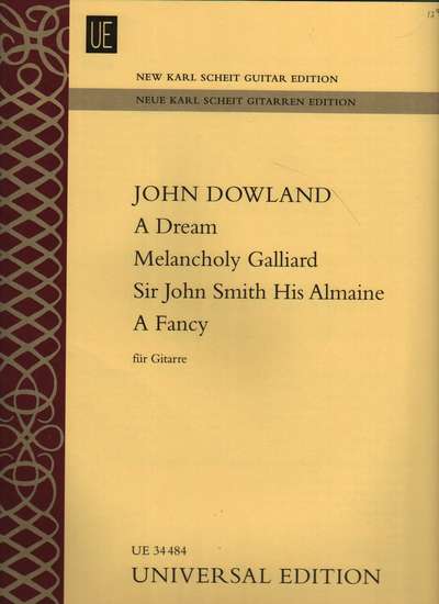 photo of A Dream, Melancholy Galliard, Sir John Smith His Almaine, A Fancy