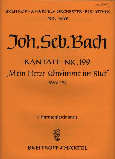 photo of Mein Herze schwimmt im Blut, BWV 199, Oboe, Bassoon parts