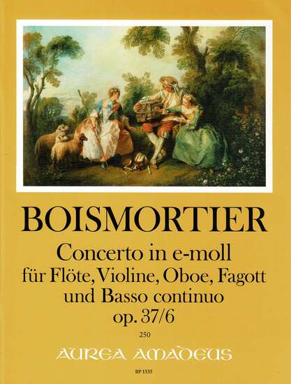 photo of Concerto in e minor for Flute, Violin, Oboe, Bassoon, and Bc, Op. 37/6