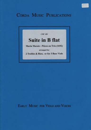 photo of Suite in B flat, 2 Trebles and Bass or 3 Bass Viols