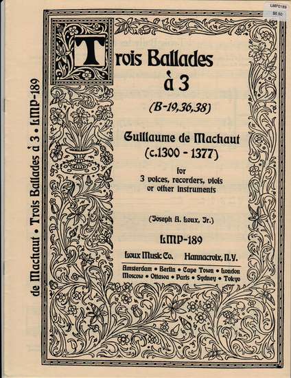 photo of Trois Ballades a 3 