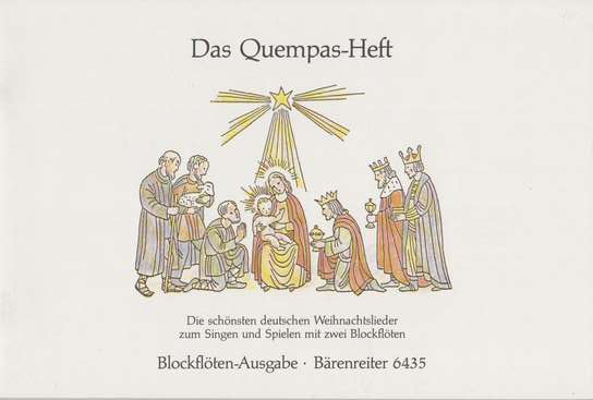 photo of Das Quempas-Heft, 41 German Christmas settings for 2 voices or instruments