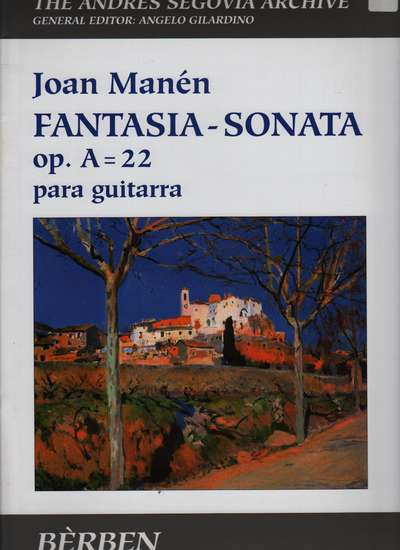 photo of Fantasia-Sonata Op. A=22, includes facsimile