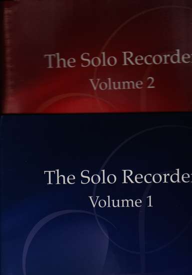photo of The Solo Recorder, Vol. 1 (from flute) and 2 (from strings), set