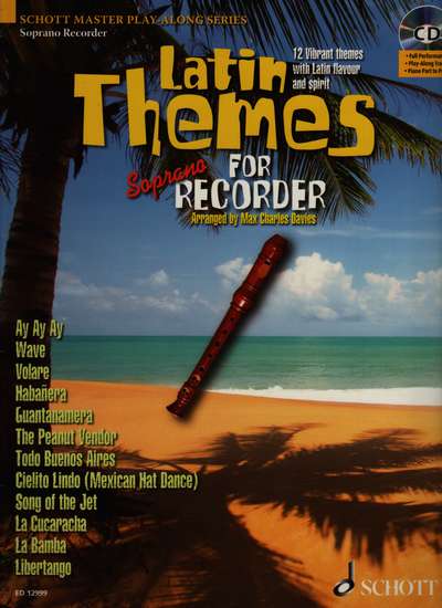 photo of Latin Themes for Soprano Recorder, 12 Tunes. Book 