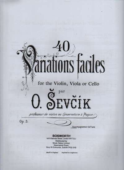 photo of 40 Variations faciles, Op. 3, Accompaniment