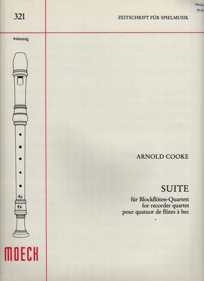 photo of Suite for recorder quartet