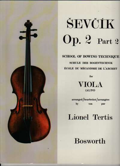 photo of School of Bowing Technique Op. 2, Part 2 for Viola