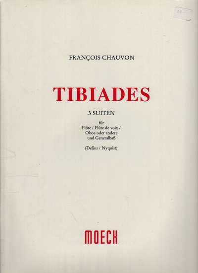 photo of Tibiades, 3 Suites for Flute /Voice Flute/ Oboe and Bc 