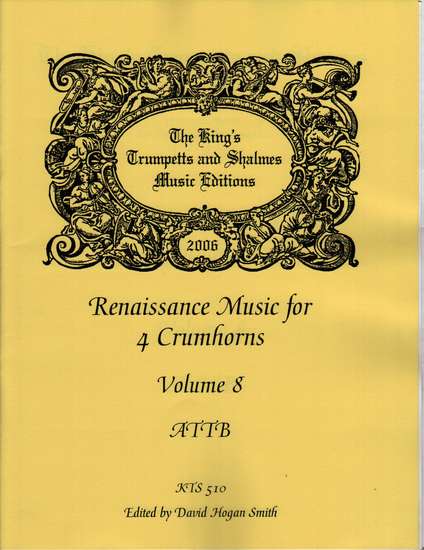 photo of Renaissance Music for 4 Crumhorns, Volume  8