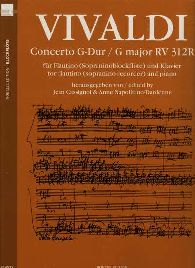 photo of Concerto G major RV 312R